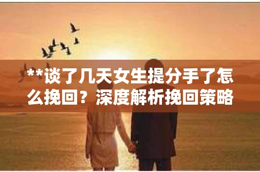 **谈了几天女生提分手了怎么挽回?深度解析挽回策略** **谈了几天女生提分手了怎么挽回?深度解析挽回策略**