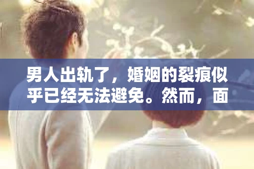 男人出轨了,婚姻的裂痕似乎已经无法避免。然而,面对这样的困境,我们是否真的无路可走?今天,就让我们一起来探讨一下,男人出轨了,我们该如何挽回他。 男人出轨了,婚姻的裂痕似乎已经无法避免。然而,面对这样的困境,我们是否真的无路可走?今天,就让我们一起来探讨一下,男人出轨了,我们该如何挽回他。