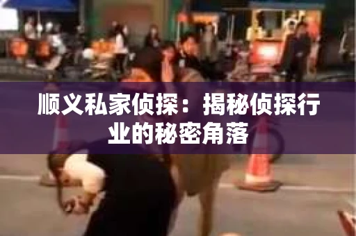 顺义私家侦探：揭秘侦探行业的秘密角落