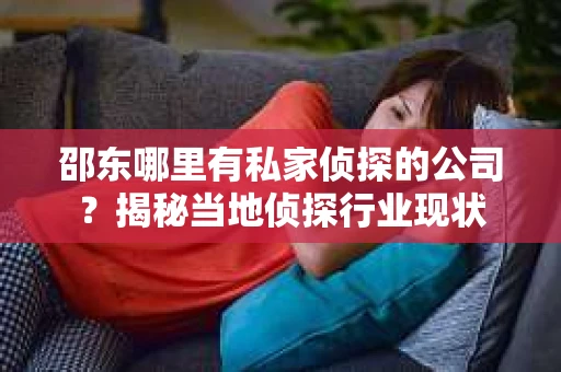 邵东哪里有私家侦探的公司？揭秘当地侦探行业现状