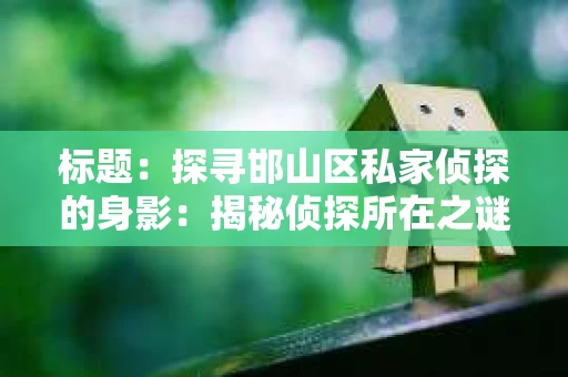 标题：探寻邯山区私家侦探的身影：揭秘侦探所在之谜