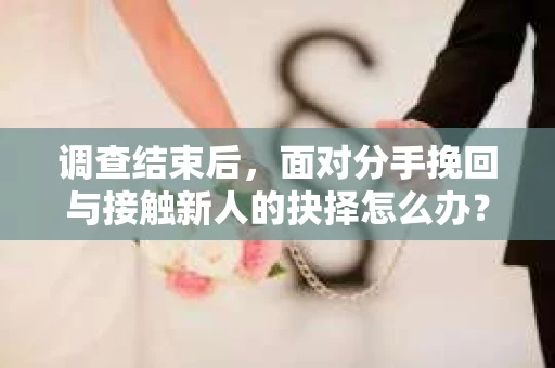 调查结束后，面对分手挽回与接触新人的抉择怎么办？