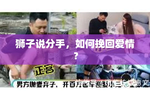 狮子说分手，如何挽回爱情？
