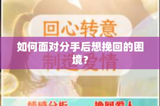 如何面对分手后想挽回的困境？